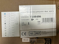 Licensed mercedes-benz pedal go kart black - afbeelding 4 van  4