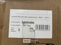 Licensed mercedes-benz pedal go kart black - afbeelding 3 van  3
