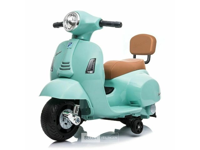 Licensed mini vespa ride on car - teal - afbeelding 1 van  4