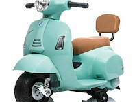 Licensed mini vespa ride on car - teal