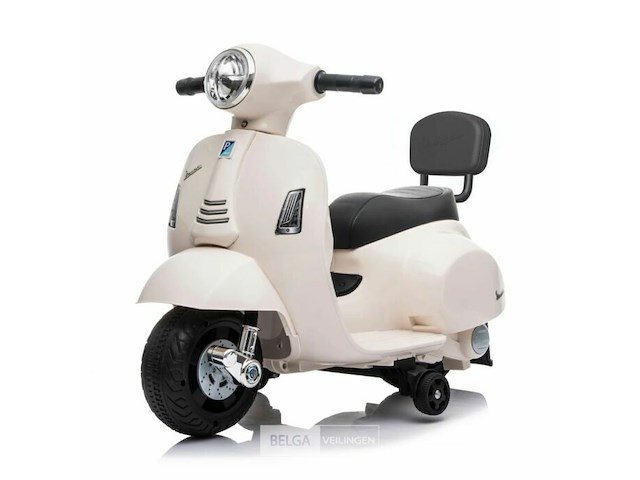 Licensed mini vespa ride on car - white - afbeelding 1 van  4