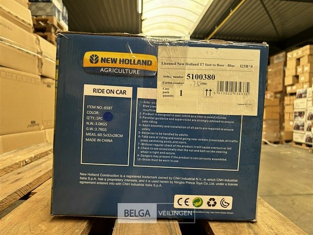 Licensed new holland t7 foot to floor - blue - afbeelding 3 van  4