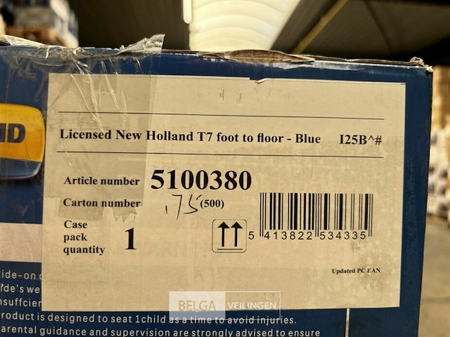 Licensed new holland t7 foot to floor - blue - afbeelding 4 van  4