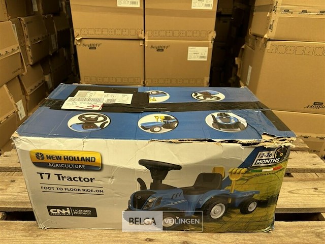 Licensed new holland t7 foot to floor - pink - afbeelding 3 van  5