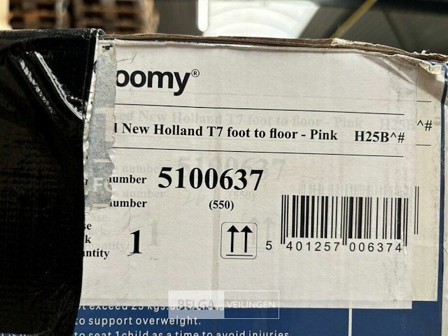 Licensed new holland t7 foot to floor - pink - afbeelding 5 van  5