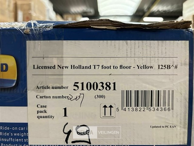 Licensed new holland t7 foot to floor - yellow - afbeelding 3 van  3