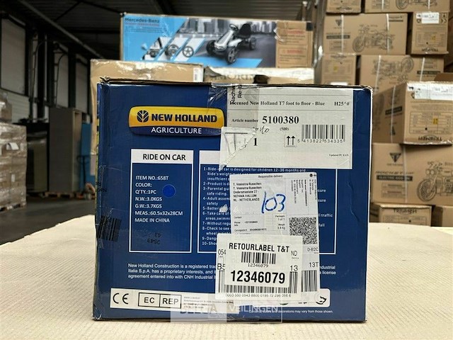 Licensed new holland t7 foot to floor blue - afbeelding 2 van  3