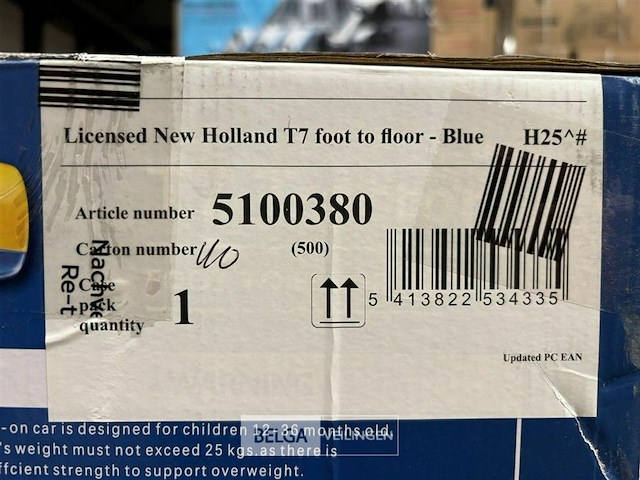 Licensed new holland t7 foot to floor blue - afbeelding 3 van  3