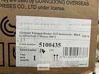 Licensed triumph rocket 3gt motorcycle - black - afbeelding 3 van  3