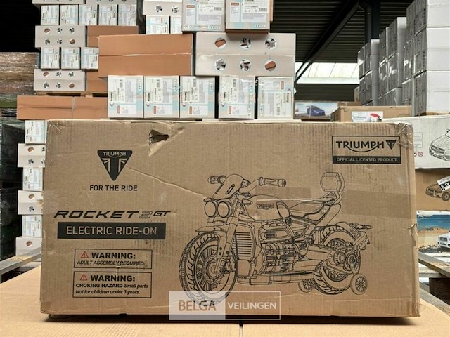 Licensed triumph rocket 3gt motorcycle black - afbeelding 2 van  4