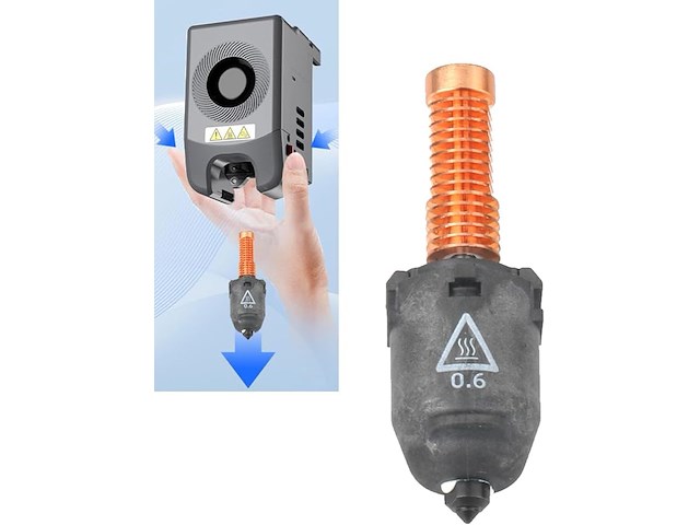 Lichifit-sproeier voor ad5m/ad5m pro 3d-printer - afbeelding 1 van  4