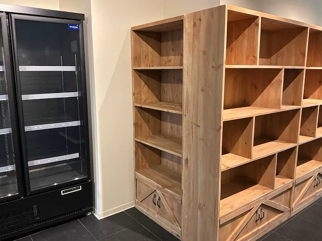Lichte houtwerkplaats meubelset bar meubels - afbeelding 8 van  9