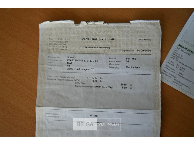 Lichte vracht fiat - afbeelding 17 van  19