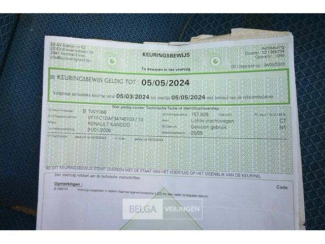 Lichte vracht renault kangoo - afbeelding 15 van  17