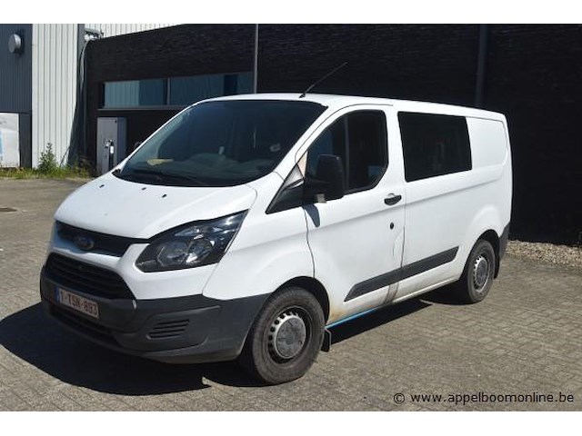 Lichte vrachtw ford transit custom, wf0zxxttgzeg38779, 1e insch 13/01/2015, 2198cm³, 74kw,iesel, euro5b, 183116km vlgs ltst keuring (2025), inschrijvingsbewijs i en ii, keuringsbewijs (geldig tot 12/12/2026),gelijkvormigheidsattest,identificatieverslag - afbeelding 1 van  18