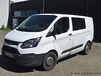 Lichte vrachtw ford transit custom, wf0zxxttgzeg38779, 1e insch 13/01/2015, 2198cm³, 74kw,iesel, euro5b, 183116km vlgs ltst keuring (2025), inschrijvingsbewijs i en ii, keuringsbewijs (geldig tot 12/12/2026),gelijkvormigheidsattest,identificatieverslag