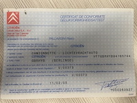 Lichte vrachtwagen citroen berlingo, type gbrhyb, ch.nr. vf7gbrhyb94165744, bouwjaar 09-11-2005 (sleutel, inschrijvingsbewijs deel i en deel ii, gelijkvormigheidsattest) - afbeelding 17 van  25