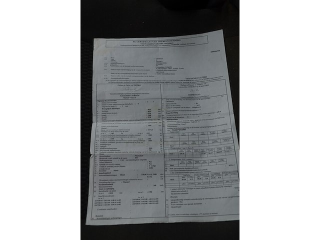 Lichte vrachtwagen citroen jumper dubbele cabine met open laadbak, type y, variant ydumg, versie ydumgc/dyl, chassisnummer vf7ydumgc12172984, bouwjaar 07-05-2012 (sleutel, alle boorddocumenten) werkende staat - afbeelding 29 van  40