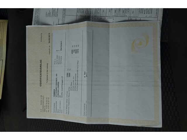 Lichte vrachtwagen citroen jumper, gesloten laadbak, type y, variant ydtmf, versie ydtmfc/ey, chassisnummer vf7ydtmfc12359825, bouwjaar 20-02-2013 (sleutel, alle boorddocumenten) werkende staat - afbeelding 18 van  35