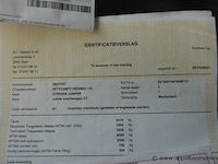 Lichte vrachtwagen citroen, jumper, vf7yc2mfc12e38602, 1e insch 30/05/2017, 1997cm³, 96kw, diesel, euro 6, 116381km, inschrijvingsbewijs deel i en ii, keuringsbewijs (geldig tot 14/10/2026), gelijkvormigheidsattest, identificatieverslag - afbeelding 6 van  17