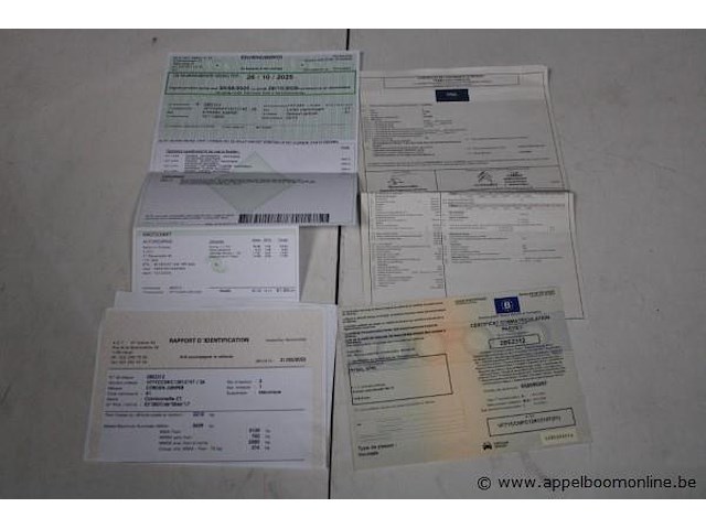 Lichte vrachtwagen citroen, jumper, vf7yccnfc12r12197, 160776km, 1e inschr 19/11/20, 2179cm³, 121kw, diesel, euro 6d-isc, kenteken deel i, gelijkvormigheidsattest, keuring geldig tot 26/10/25, identificatieverslag - afbeelding 8 van  16