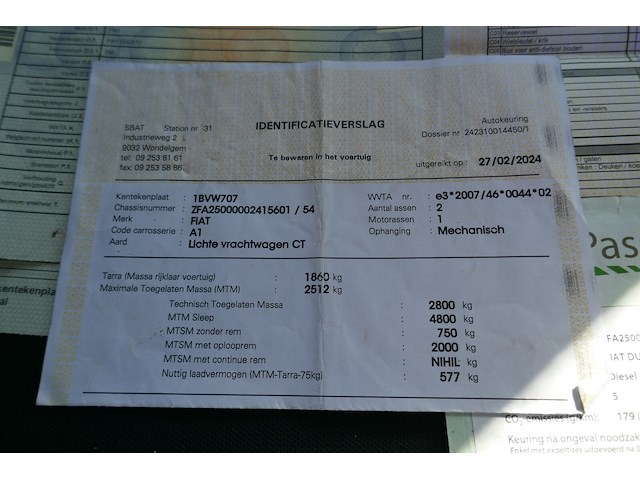 Lichte vrachtwagen fiat ducato (2013 / zfa2500000241560) - afbeelding 19 van  28