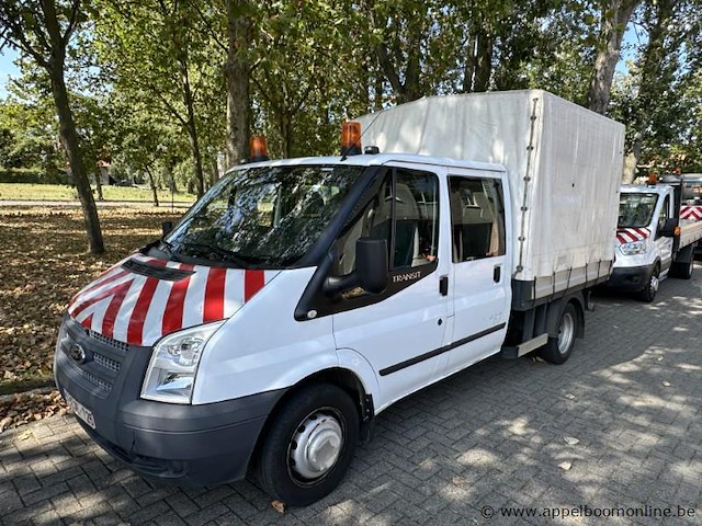 Lichte vrachtwagen ford transit, 1ste inschrijving 20/12/2012, chassisnr wf0nxxttfncs83273, 77096km, diesel euro 5, ttm 3500, dubbel cabine - afbeelding 1 van  14