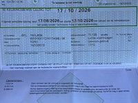 Lichte vrachtwagen ford, transit custom, wf0xxttgyky74086, 1e insch 15/10/2019, 1995cm³, 96kw, diesel, euro 6d, 79428km, inschrijvingsbewijs deel i en ii, keuringsbewijs (geldig tot 17/10/2026), gelijkvormigheidsattest, identificatieverslag - afbeelding 10 van  20