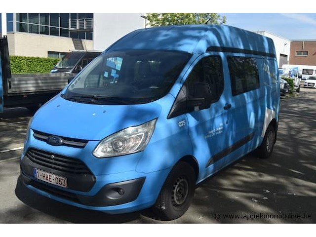Lichte vrachtwagen ford, transit custom, wf0yxxttgyey58607, 1e insch 03/06/2014, 2198cm³, 74kw, diesel, euro 5b, 226046km, inschrijvingsbewijs deel i en ii, keuringsbewijs (geldig tot 06/06/2026), gelijkvormigheidsattest, identificatieverslag - afbeelding 1 van  19