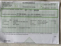 Lichte vrachtwagen ford, transit custom, wf0yxxttgyjb12822, 1e insch 26/11/2018, 1995cm³, 96kw, diesel, euro 6b, 253062km, inschrijvingsbewijs deel i en ii, keuringsbewijs (geldig tot 27/11/2026), gelijkvormigheidsattest, identificatieverslag - afbeelding 11 van  20