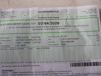 Lichte vrachtwagen ford, transit custom, wf0yxxttgykp52215, 1e insch 31/01/2020, 1995cm³, 77kw, diesel, euro 6d, 127978km, inschrijvingsbewijs deel i, keuringsbewijs, identificatieverslag - afbeelding 10 van  20