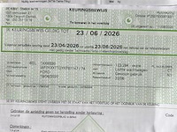 Lichte vrachtwagen ford, transit custom, wf0yxxttgykp61147, 1e insch 19/06/2020, 1995cm³, 96.00kw, diesel, euro 6b, 138878km, inschrijvingsbewijs deel i en ii, keuringsbewijs (geldig tot 23/06/2026), gelijkvormigheidsattest, identificatieverslag - afbeelding 10 van  21