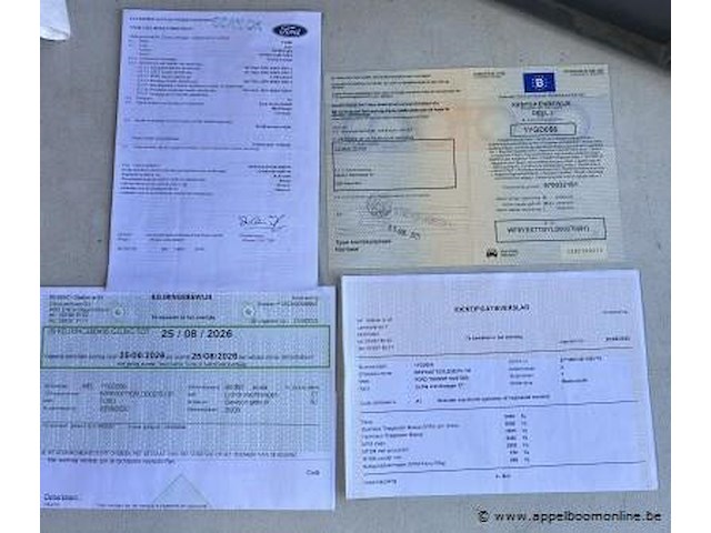 Lichte vrachtwagen ford, transit custom, wf0yxxttgyld00270, 1e insch 20/08/2020, 1995cm³, 96kw, diesel, euro 6d, 94653km, inschrijvingsbewijs deel i, keuringsbewijs (geldig tot 25/08/2026), gelijkvormigheidsattest, identificatieverslag - afbeelding 7 van  20