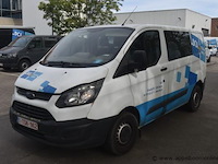 Lichte vrachtwagen ford, transit custom, wf0zxxttgzfs12431, 1e insch 19/08/2015, 2198cm³, 74kw, diesel, euro 5b, 176507km, inschrijvingsbewijs deel i en ii, keuringsbewijs (geldig tot 16/01/2027), gelijkvormigheidsattest, identificatieverslag