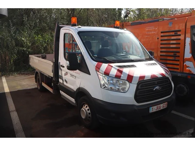 Lichte vrachtwagen ford transit, datum 1ste inschr 25/2/2015, chass nr wf0dxxttgdeg45209, diesel, euro 5b,km-stand 51838, vv kraan maxilift m50 - afbeelding 1 van  17