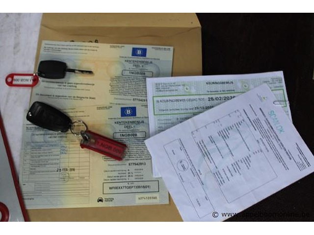 Lichte vrachtwagen ford transit, datum 1ste inschrijving 16/2/2015, chasisnummer wf0exxttgeft33515, 68219 km, dubbel cabine, laadklep, euro 5b, diesel - afbeelding 3 van  11