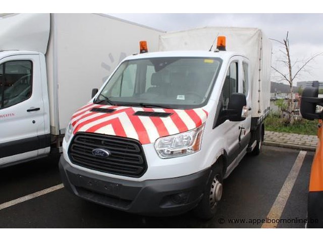 Lichte vrachtwagen ford transit, datum 1ste inschrijving 16/2/2015, chasisnummer wf0exxttgeft33515, 68219 km, dubbel cabine, laadklep, euro 5b, diesel - afbeelding 1 van  11