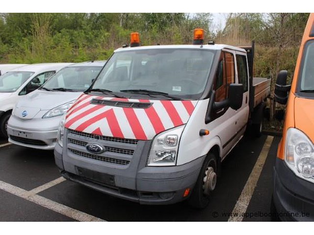 Lichte vrachtwagen ford transit, dubbel cabine, datum 1ste inschrijving 17/4/2013, chassisnummer wf0nxxttfnct23273, 47.805km, euro 5b, diesel - afbeelding 1 van  9