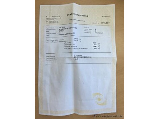 Lichte vrachtwagen ford transit, dubbel cabine, datum 1ste inschrijving 17/6/2013, chassisnummer wf0nxxttfnct23764, 29,673km, euro 5, diesel - afbeelding 6 van  15