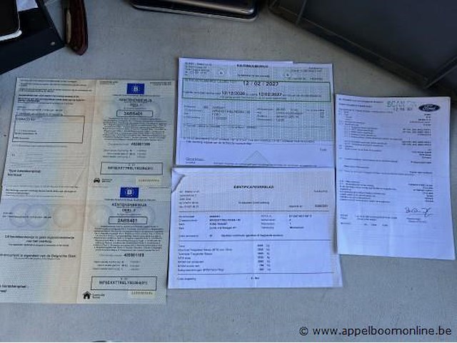 Lichte vrachtwagen ford, transit, wf0exxttrely83264, 1e insch 11/02/2021, 1995cm³, 95.60kw, diesel, euro 6d, 92051km, inschrijvingsbewijs deel i en ii, keuringsbewijs (geldig tot 12/02/2027), gelijkvormigheidsattest, identificatieverslag - afbeelding 6 van  17