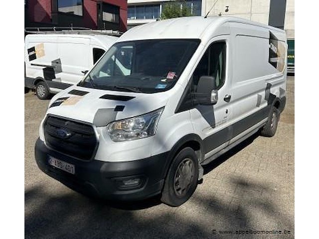Lichte vrachtwagen ford, transit, wf0exxttrely83264, 1e insch 11/02/2021, 1995cm³, 95.60kw, diesel, euro 6d, 92051km, inschrijvingsbewijs deel i en ii, keuringsbewijs (geldig tot 12/02/2027), gelijkvormigheidsattest, identificatieverslag - afbeelding 1 van  17