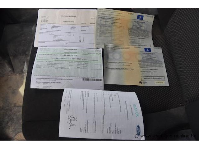 Lichte vrachtwagen ford, transit, wf0xxxttgxfd20215, 1e insch 13/05/2015, 2198cm³, 92kw, diesel, euro 5b, 182631km, inschrijvingsbewijs deel i en ii, keuringsbewijs (geldig tot 22/01/2027), gelijkvormigheidsattest, identificatieverslag - afbeelding 6 van  19