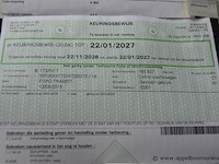 Lichte vrachtwagen ford, transit, wf0xxxttgxfd20215, 1e insch 13/05/2015, 2198cm³, 92kw, diesel, euro 5b, 182631km, inschrijvingsbewijs deel i en ii, keuringsbewijs (geldig tot 22/01/2027), gelijkvormigheidsattest, identificatieverslag - afbeelding 7 van  19