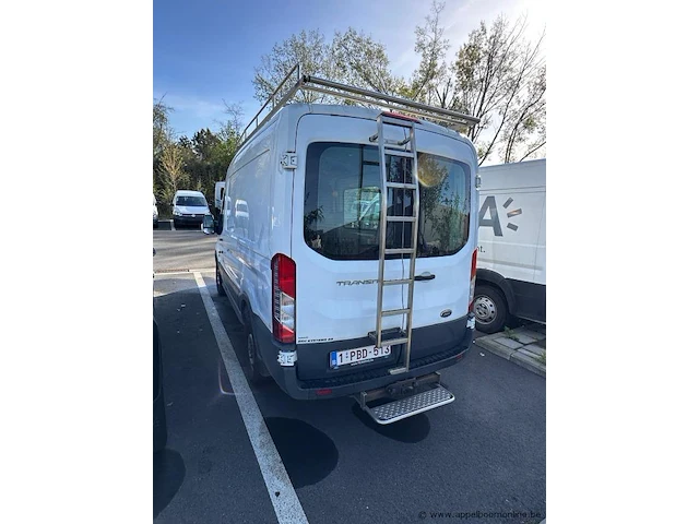 Lichte vrachtwagen ford transit, wf0xxxttgxfm25274, 1e insch 2016-05-26, 47998km, 1995cm³, 74kw, diesel, manueel, euro 6, mtm 3500kg, tarra 2285kg, keuring tot 2027-06-06, insch. deel i en ii, coc en identificatieverslag, imperiaal, ladder - afbeelding 9 van  12