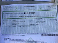 Lichte vrachtwagen ford, transit, wf0xxxttgxjj27550, 1e insch 28/06/2018, 1996cm³, 96kw, diesel, euro 6b, 125341km, inschrijvingsbewijs deel i en ii, keuringsbewijs (geldig tot 29/06/2026), gelijkvormigheidsattest, identificatieverslag - afbeelding 8 van  18