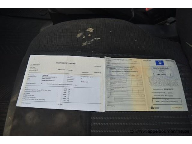 Lichte vrachtwagen ford, transit, wf0xxxttgxke15308, 1e insch 30/04/2019, 1995cm³, 96kw, diesel, euro 6b, 144800km, inschrijvingsbewijs deel i, identificatieverslag, koper ontvangt een attest van verlies van de boorddocumenten van de gerechtsdeurwaarder - afbeelding 6 van  17