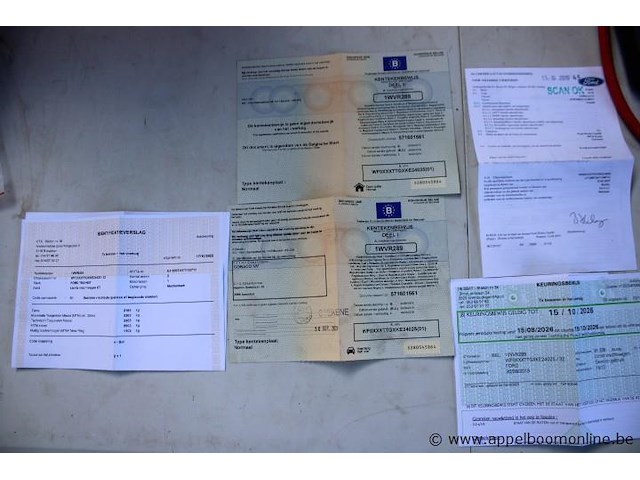 Lichte vrachtwagen ford, transit, wf0xxxttgxke24025, 1e insch 30/09/2019, 1995cm³, 96kw, diesel, euro 6b, 86861km, inschrijvingsbewijs deel i en ii, keuringsbewijs (geldig tot 15/10/2026), gelijkvormigheidsattest, identificatieverslag - afbeelding 7 van  22