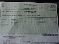 Lichte vrachtwagen ford, transit, wf0xxxttgxkk60441, 1e insch 08/04/2019, 1995cm³, 96.00kw, diesel, euro 6b, 112374km, inschrijvingsbewijs deel i en ii, keuringsbewijs (geldig tot 09/04/2027), gelijkvormigheidsattest, identificatieverslag - afbeelding 7 van  18