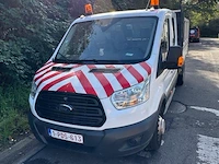 Lichte vrachtwagen ford transit, wfoexxttgegb86325, 1e insch 2016-06-15, 61891km, 2198cm³, 92kw, diesel, manueel, euro 5b, mtm 3500kg, tarra 2830kg, keuring tot 2027-06-30, insch. deel i en ii, coc en identificatieverslag, open laadbak scattolini