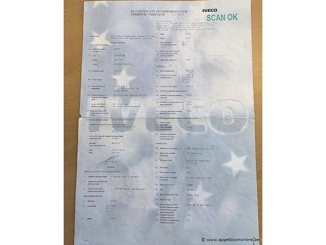 Lichte vrachtwagen iveco 35s14n, cng, datum 1ste inschrijving 7/12/2015, euro vi 7/12/2015,chassisnummer zcfc335ax05066347, km-stand laatste keuring 55.972, euro vi - afbeelding 3 van  15